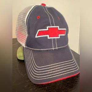 EUC. Authentic Cruisin Sports Chevrolet Snapback Cap. Red, White, and Gray.